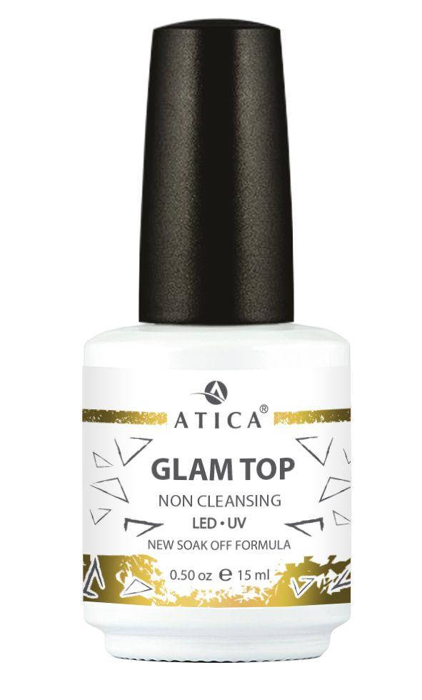 

Закрепляющее покрытие (топ) Atica (без липкого слоя) - Glam Top, 15мл