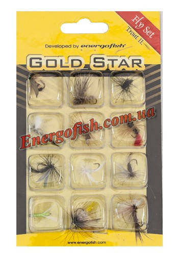 

Набір мушок Kamasaki Fly Set 12шт.