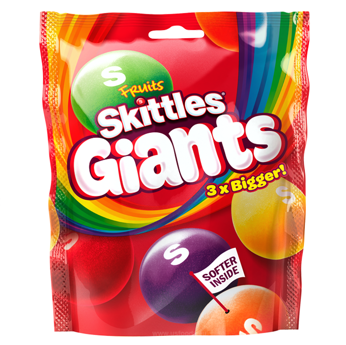 

Skittles Giants, 3x Bigger 141g