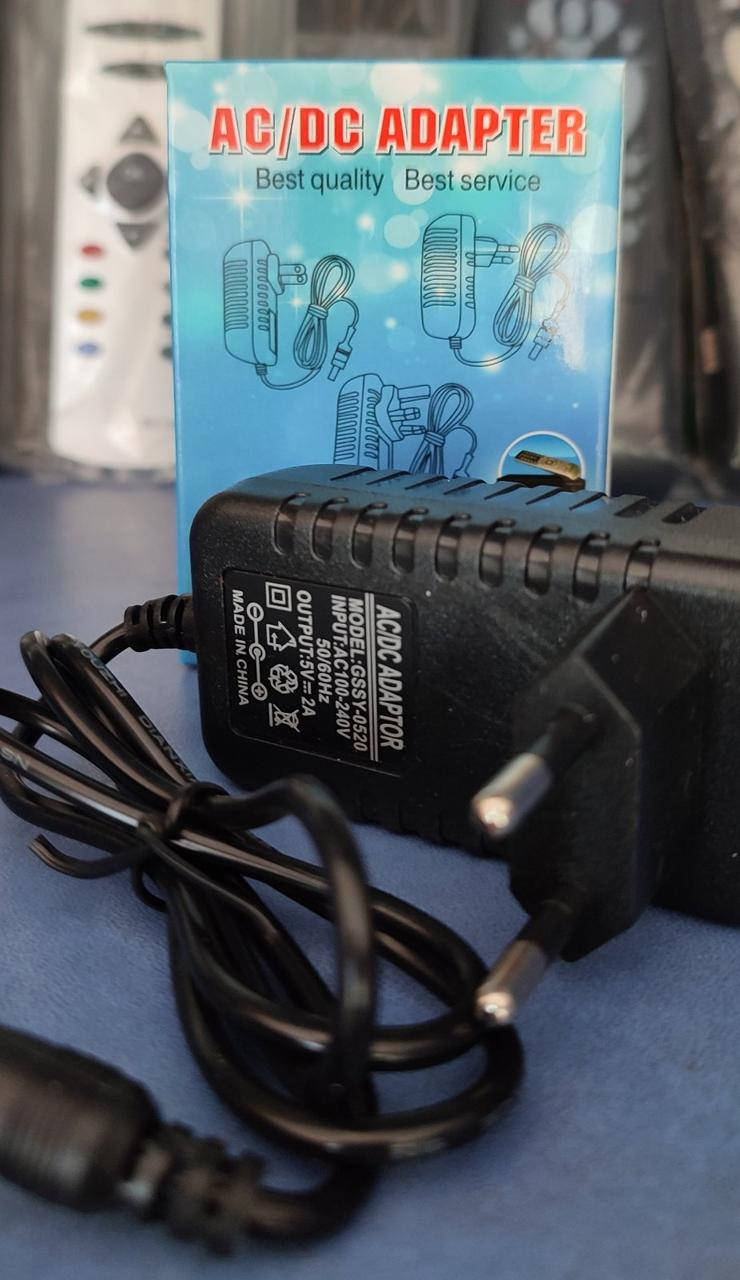 

Блок живлення GSSY-0520 5V 2.0A (штекер 5,5 коробка)
