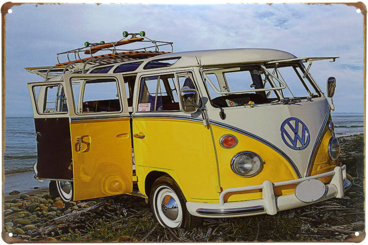 

Металлическая табличка "VW Transporter (Yellow)" (ms-00649)