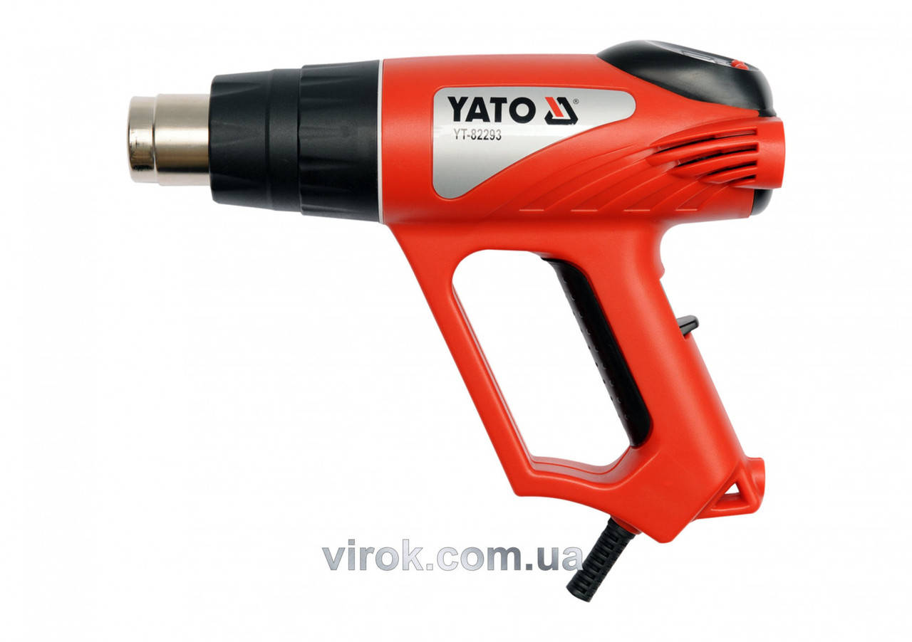 

Строительный фен с LCD-дисплеем YATO 2 кВт 600° + аксессуары и кейс YT-82293