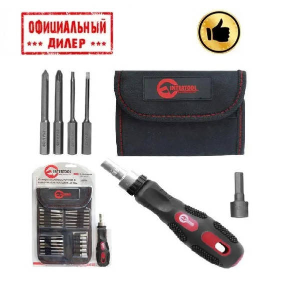 

Отвертка реверсионная INTERTOOL VT-1026