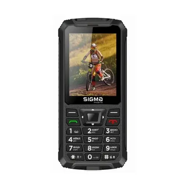 

Кнопочный телефон Sigma mobile X-treme PR68 Black, Черный