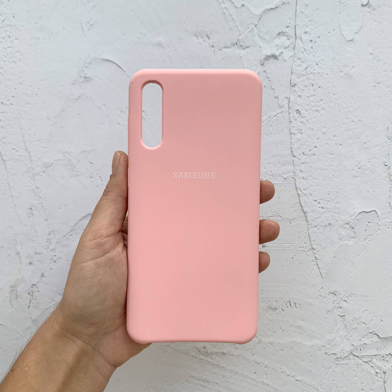

Чехол на Samsung Galaxy A50 Silicone Case розовый силиконовый / для Самсунг Гелекси А50