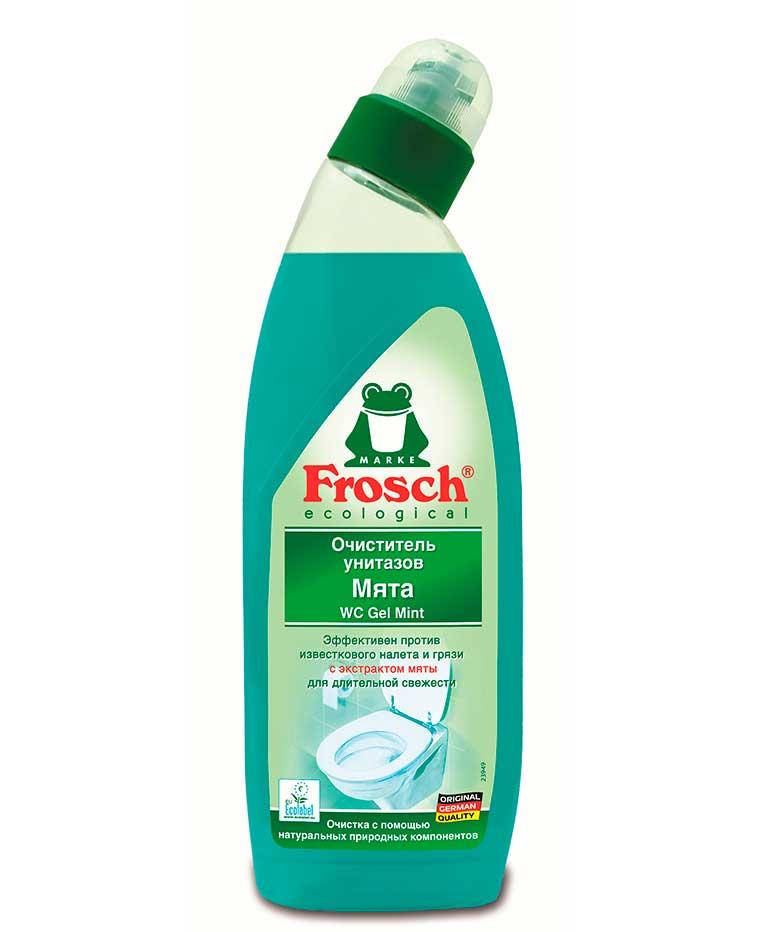 

Гель для мытья унитаза мята, 750 мл, Frosch Фрош