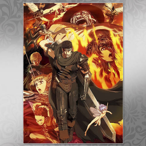 

Плакат Аниме Berserk 006_Berserk