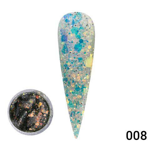 

Global Fashion Diamond Painting Gel глиттерный гель № 08, 5 г