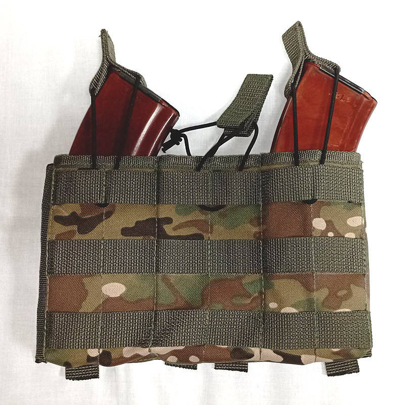 

Подсумок для плитоноски на 3 магазина АК Multicam