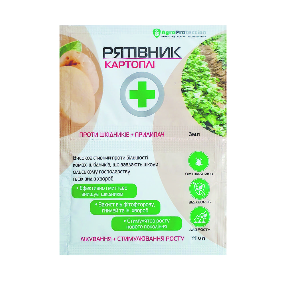 

Препарат от вредителей Спасатель Картофеля плюс стимулятор 14 мл Агро Протекшн (3029)
