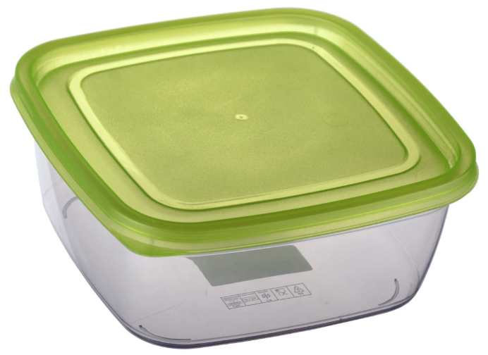 

Контейнер квадратный "Econom box" 1,5л, Прозрачный