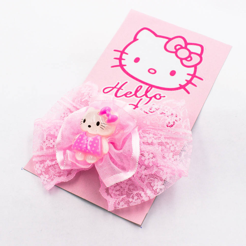 

Заколка "Китти на банте" 1 шт.