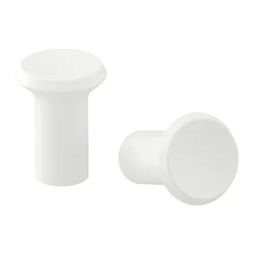 

Мебельная ручка IKEA GUBBARP 2 шт 21 мм белая 803.364.33