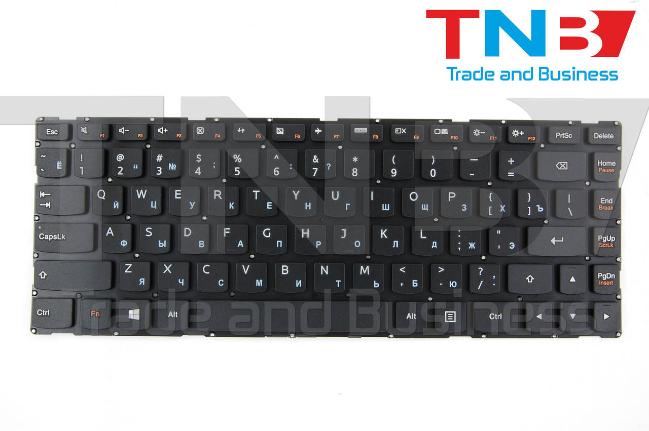 

Клавиатура LENOVO 300S-14ISK 21YD58K09HW черная без рамки, Черный