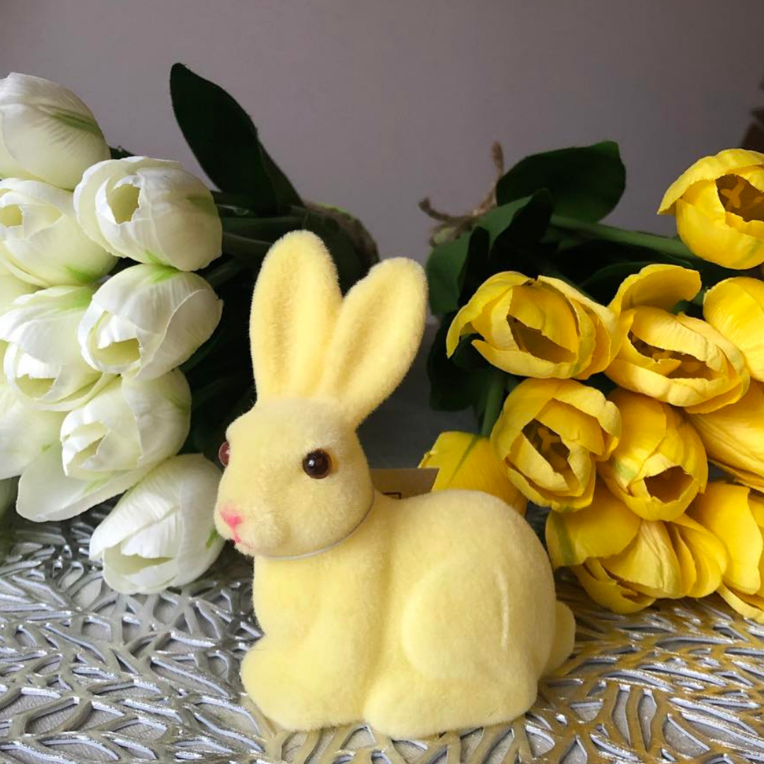 

Фигурка декоративная Пасхальный Кролик, 10см, цвет желтый