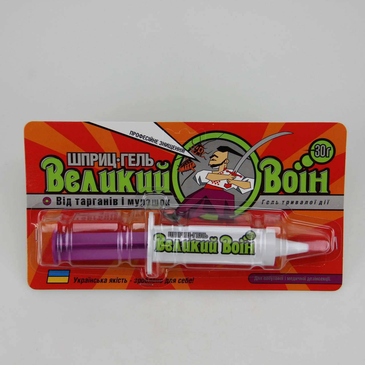 

Гель шприц от тараканов Великий Воин 30 г
