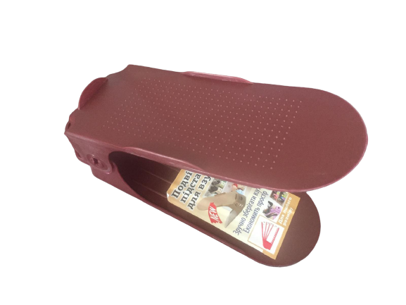 

Підставка-органайзер для взуття коричнового кольору 1шт., Коричневый