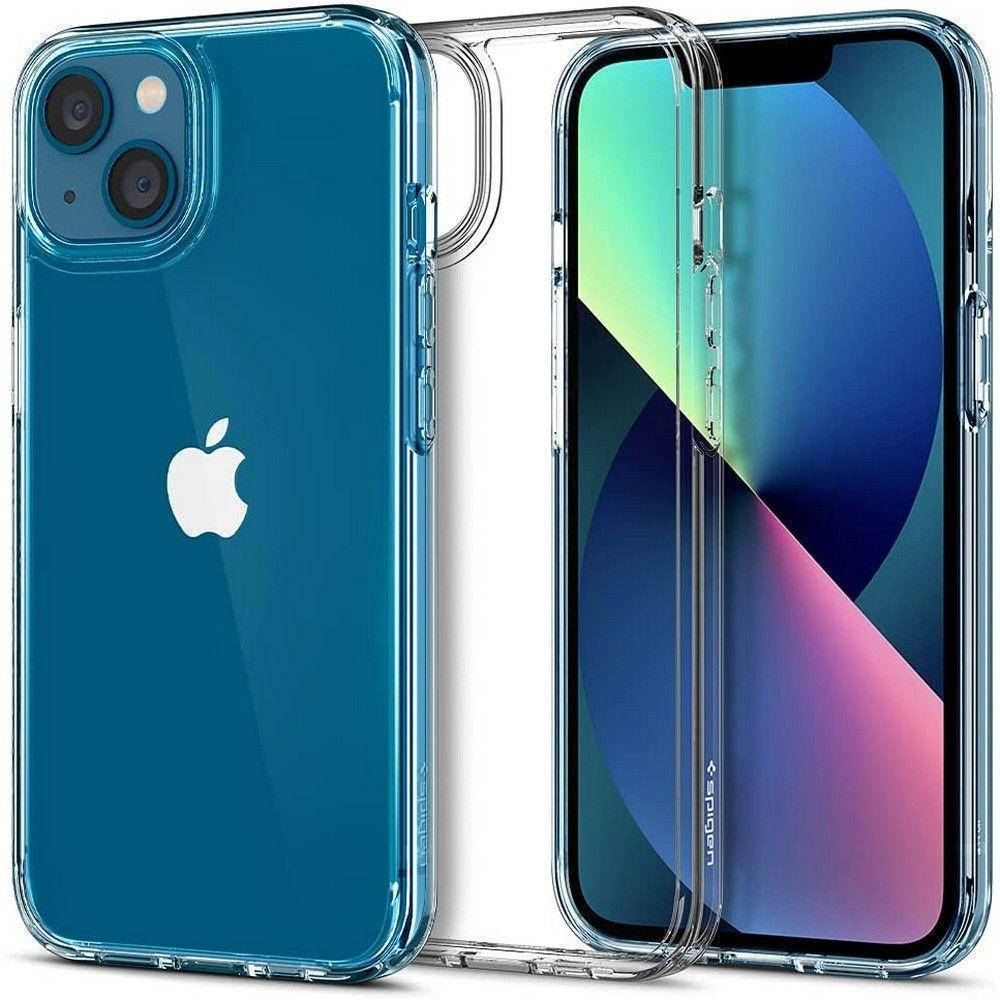 

Чехол Spigen Ultra Hybrid для iPhone 13 Crystal Clear (ACS03522), Прозрачный