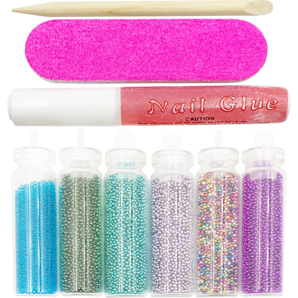 

Набор для декоративного маникюра MEI JIA ER с разноцветными бульонками