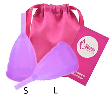 

Набор Менструальных чаша размерами S и L в подарочном мешочке GS046