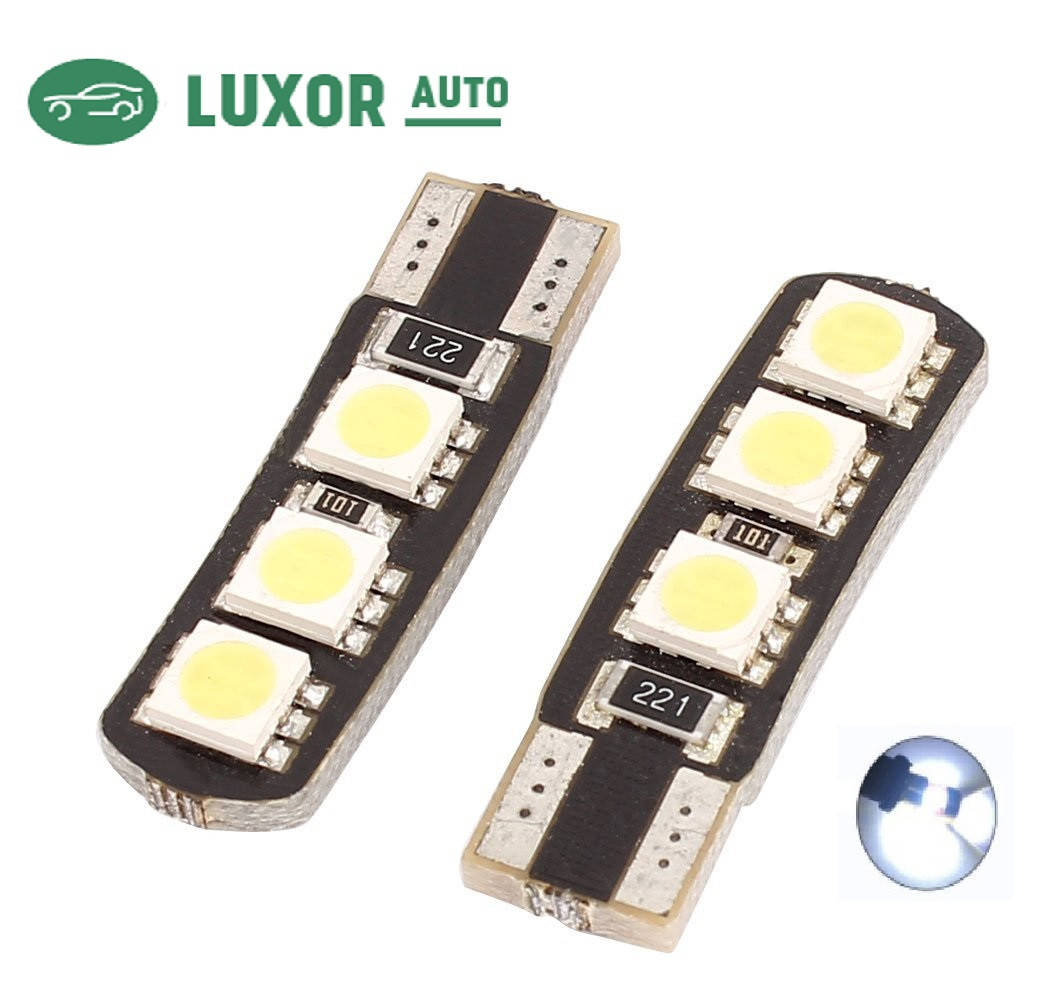 

Светодиодные LED лампы W5W T10 6SMD 3030, Canbus (Обманка) 12-24В белый