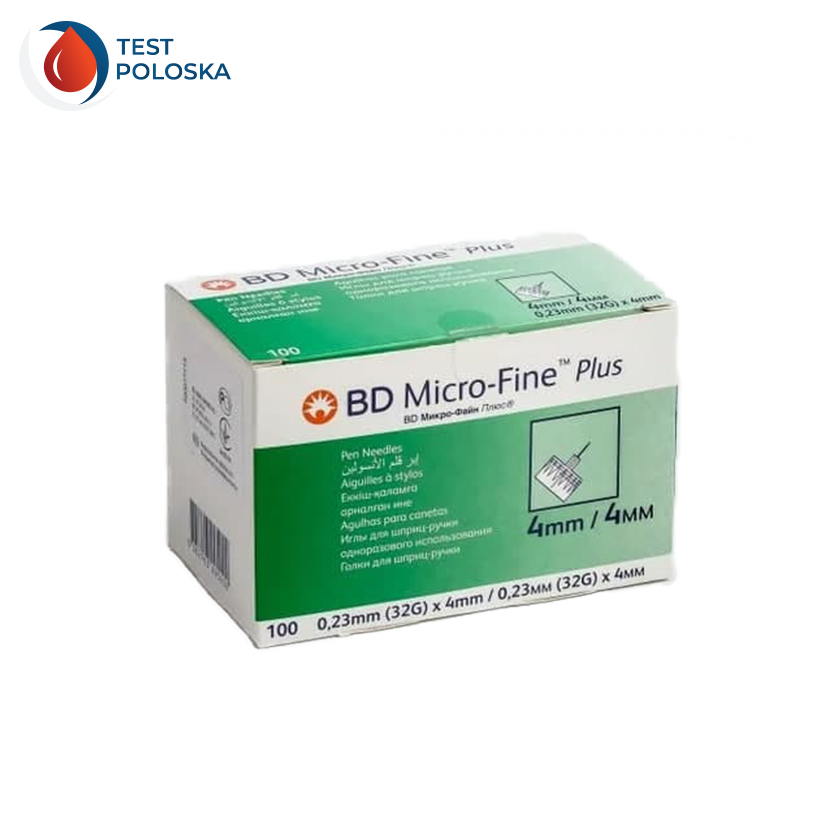 

Иглы для шприц-ручек BD Micro-Fine+ "МикроФайн" 4мм 100шт.