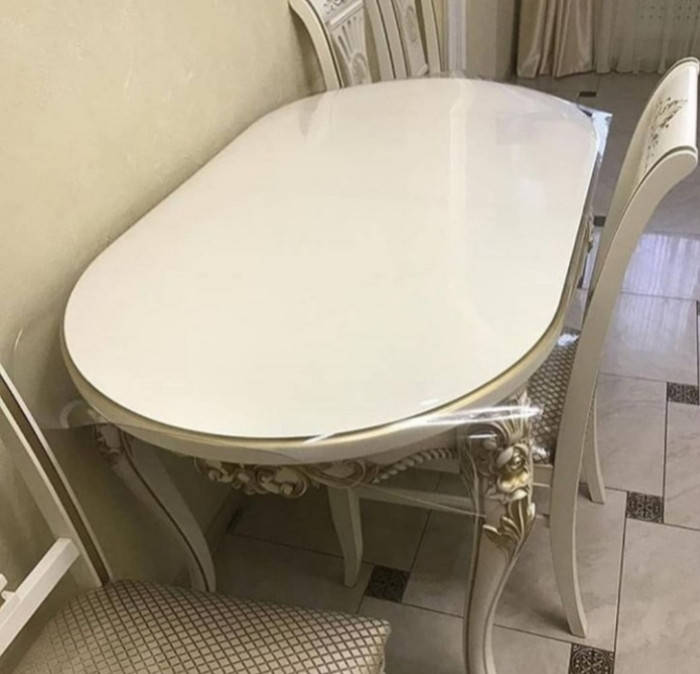 

Мягкое стекло на стол (защита на стол) силиконовая скатерть