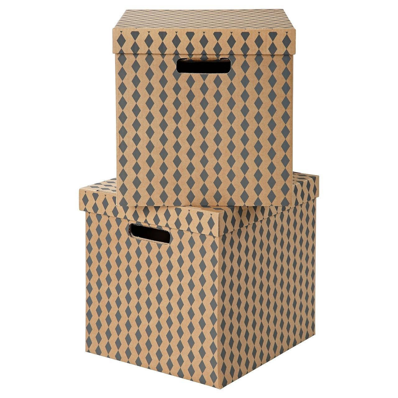 

IKEA TRYCK (003.186.97) Коробка с крышкой