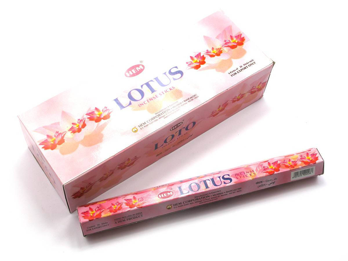 

Lotus (Лотос) (Hem) шестигранник, аромапалочки