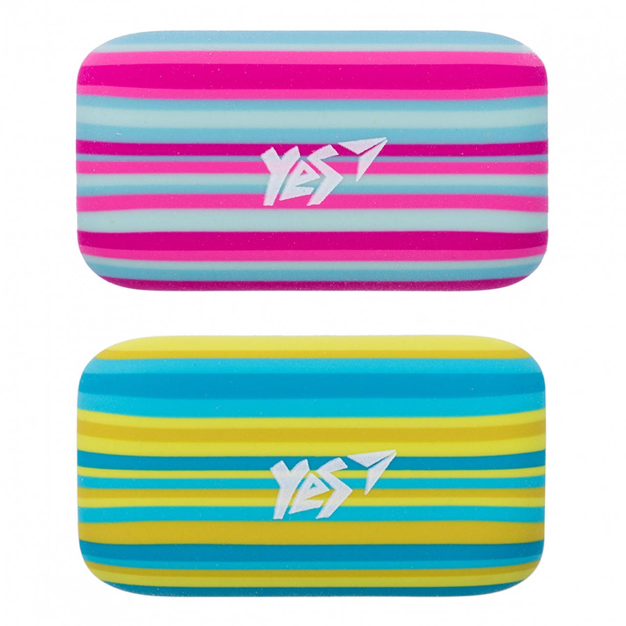 

Ластик фигурный YES "Stripes" 2 цв./уп.