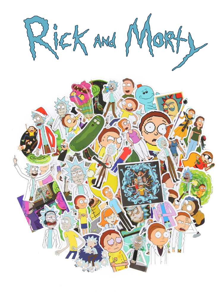 

Набор наклеек Рик и Морти Rick and Morty 25 шт