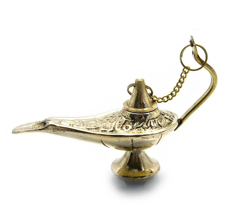 

Лампа Алладина бронзовая малая 11х9х5см (23531)