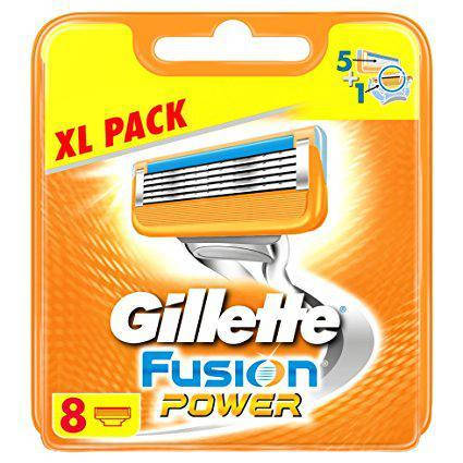 

Gillette Fusion Power 8 шт. в упаковке сменные кассеты для бритья, оригинал, Германия