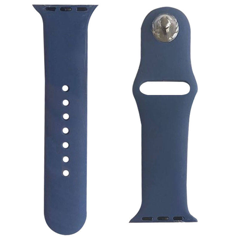 

Силиконовый Ремешок для Apple watch 38mm / 40mm (Синий / Navy Blue)