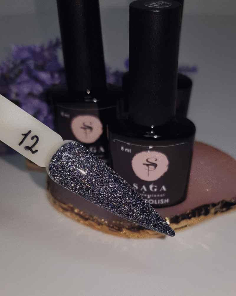 

Светоотражающий гель-лак Saga Fiery 12