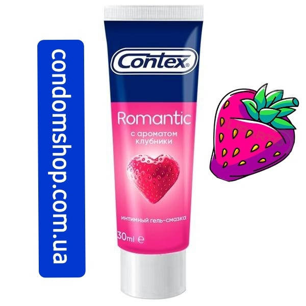 

Гель-смазка Contex ROMANTIC с ароматом КЛУБНИКИ.30 мл.