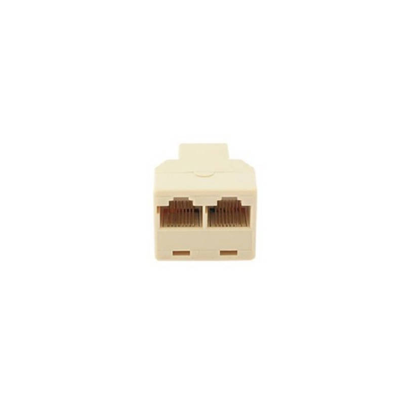 

RJ45 разветвитель сплиттер витая пара, Бежевый