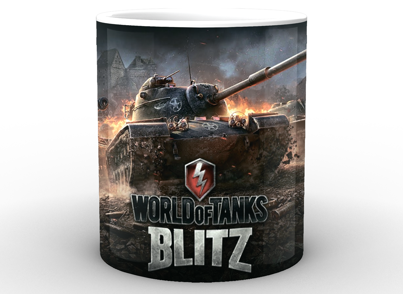 

Кружка World of Tanks Мир танков постер WT.02.002, Белый