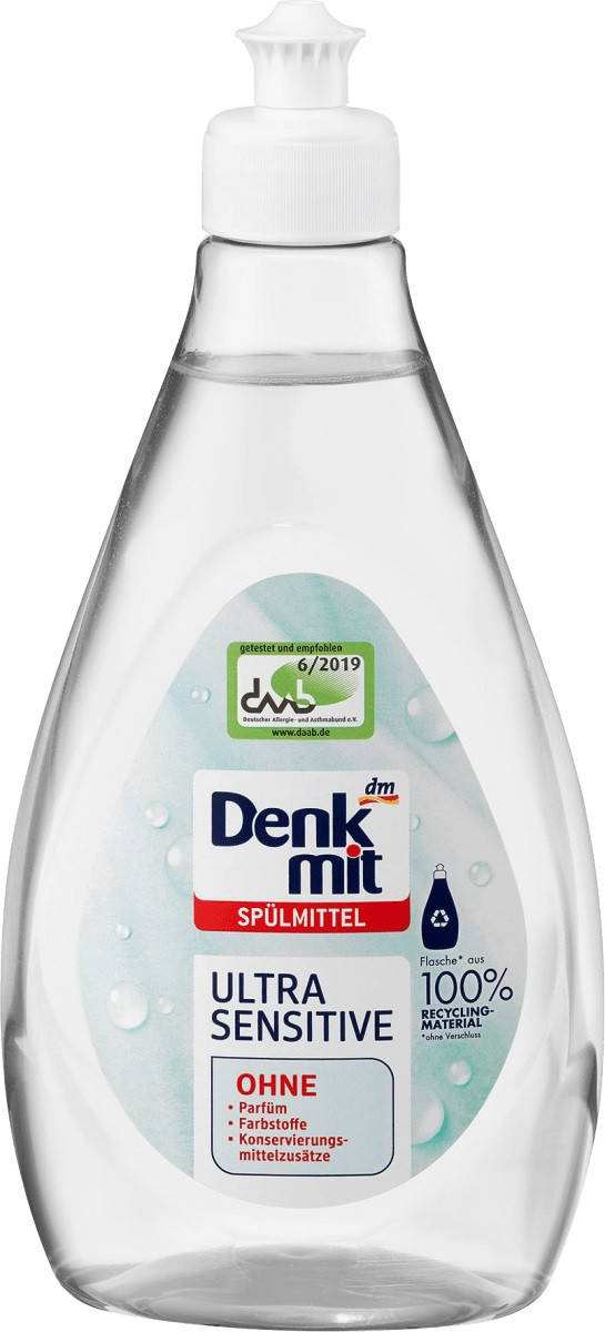 

DenkMit Spülmittel Ultra Sensitive концентрат для мытья детской посуды 500 мл