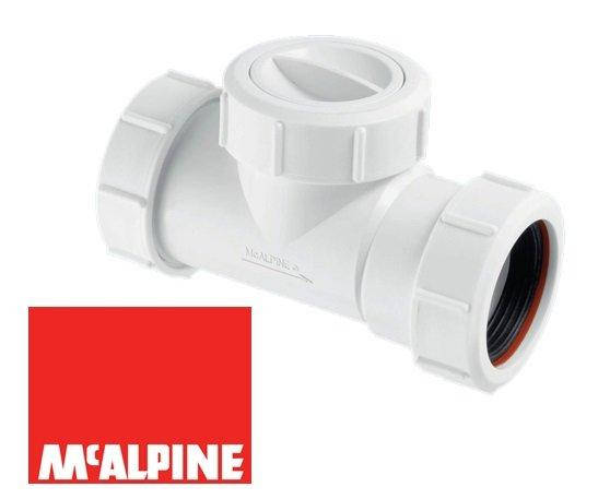 

Обратный клапан для канализации McAlpine S28-NRV-32 32х32 мм, Белый