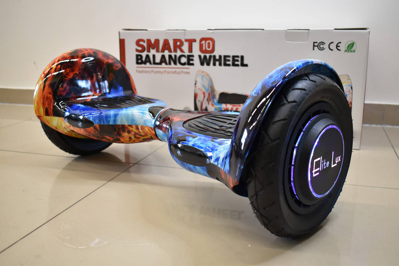 

Гироборд 10 дюймов Smart Balance Wheel Pro Огонь и лед