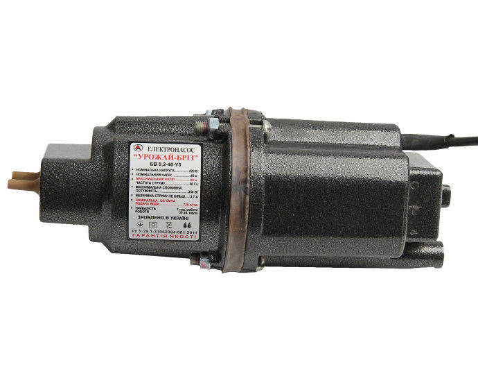 

Вибрационный погружной насос Урожай БВ-0,2-40-У5 (верхний забор)