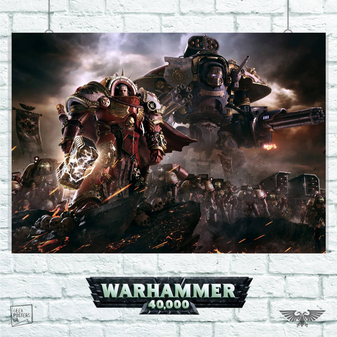 

Постер Warhammer 40000, Dawn of War 3. Размер 60x85см (A1). Матовая бумага