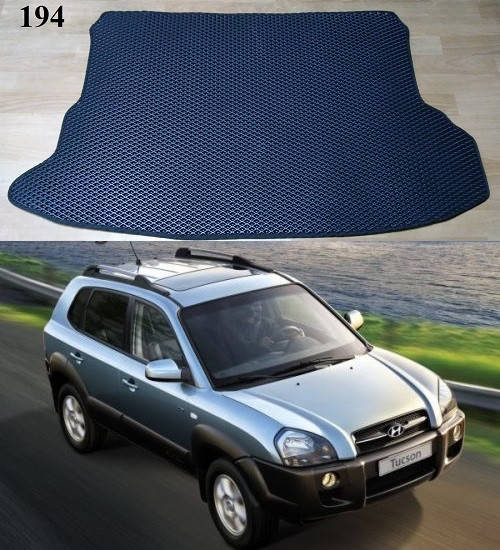 

Коврик ЕВА в багажник Hyundai Tucson '04-10, Черный