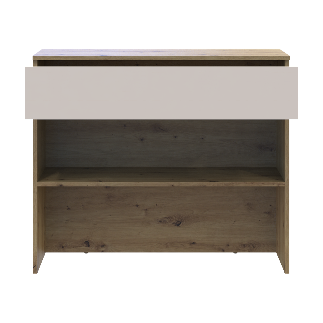 Тумба для взуття Doros Спліт Дуб Артізан/Кашемір ДСП 94х39х80 (41901270) 5