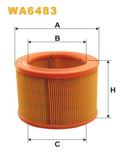

Фильтр воздушный Citroen Berlingo I, C15, Xsara, ZX; Peugeot 205, 306, 309, Partner I Wix Filters (WA6483)