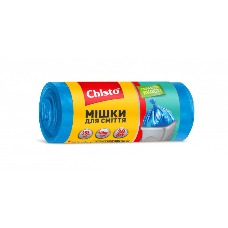 

Chisto Пакеты д/мусора крепкие 35лх30шт