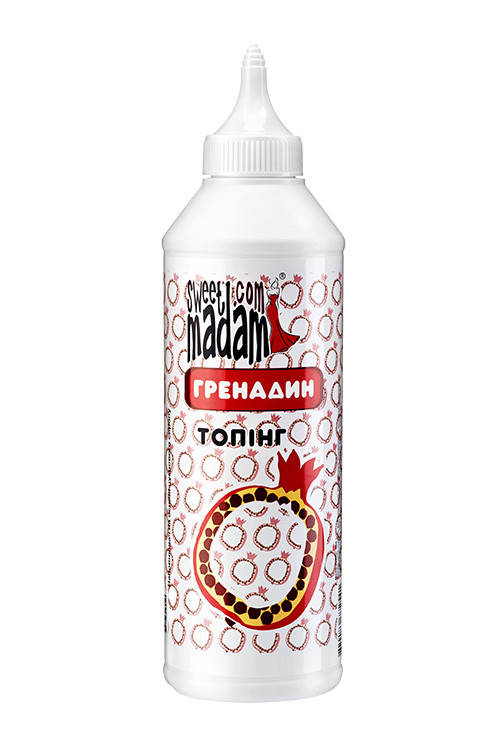 

Топпинг (Топинг) Гренадин ТМ Sweet Madam 0,6 кг.