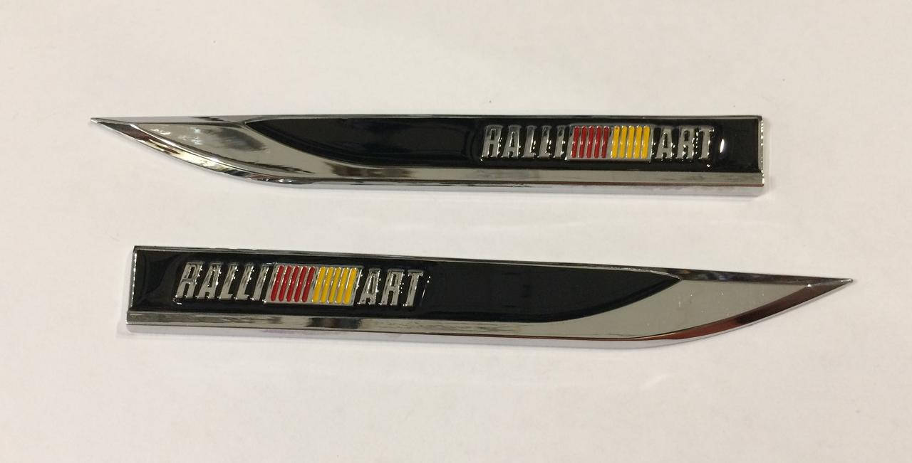 

Эмблемы на крылья Mitsubishi Ralliart