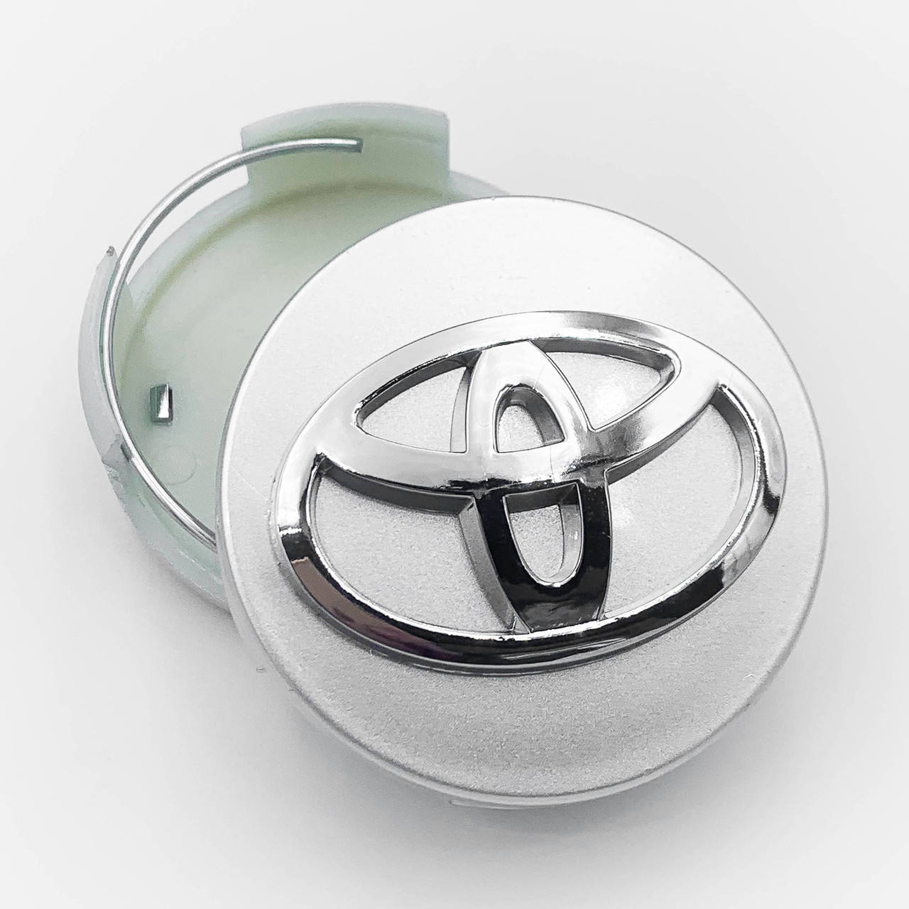 

Колпачки (заглушки) на литые диски Toyota (Тойота), 62 мм Серый металик